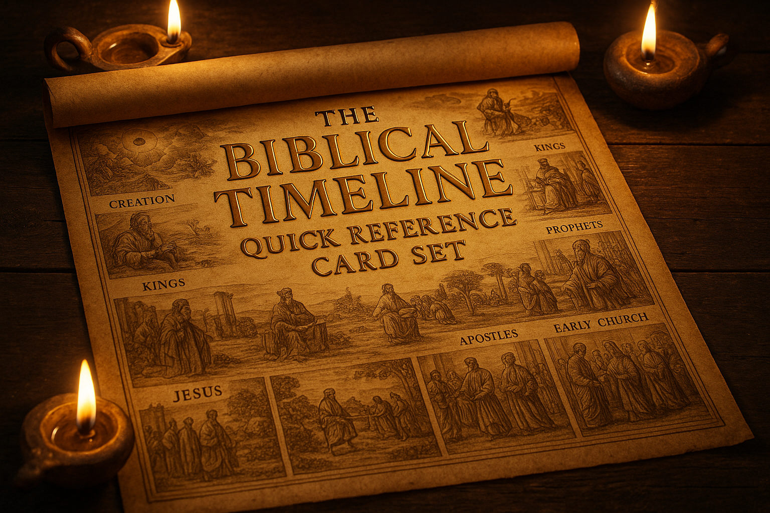 biblical timeline cards